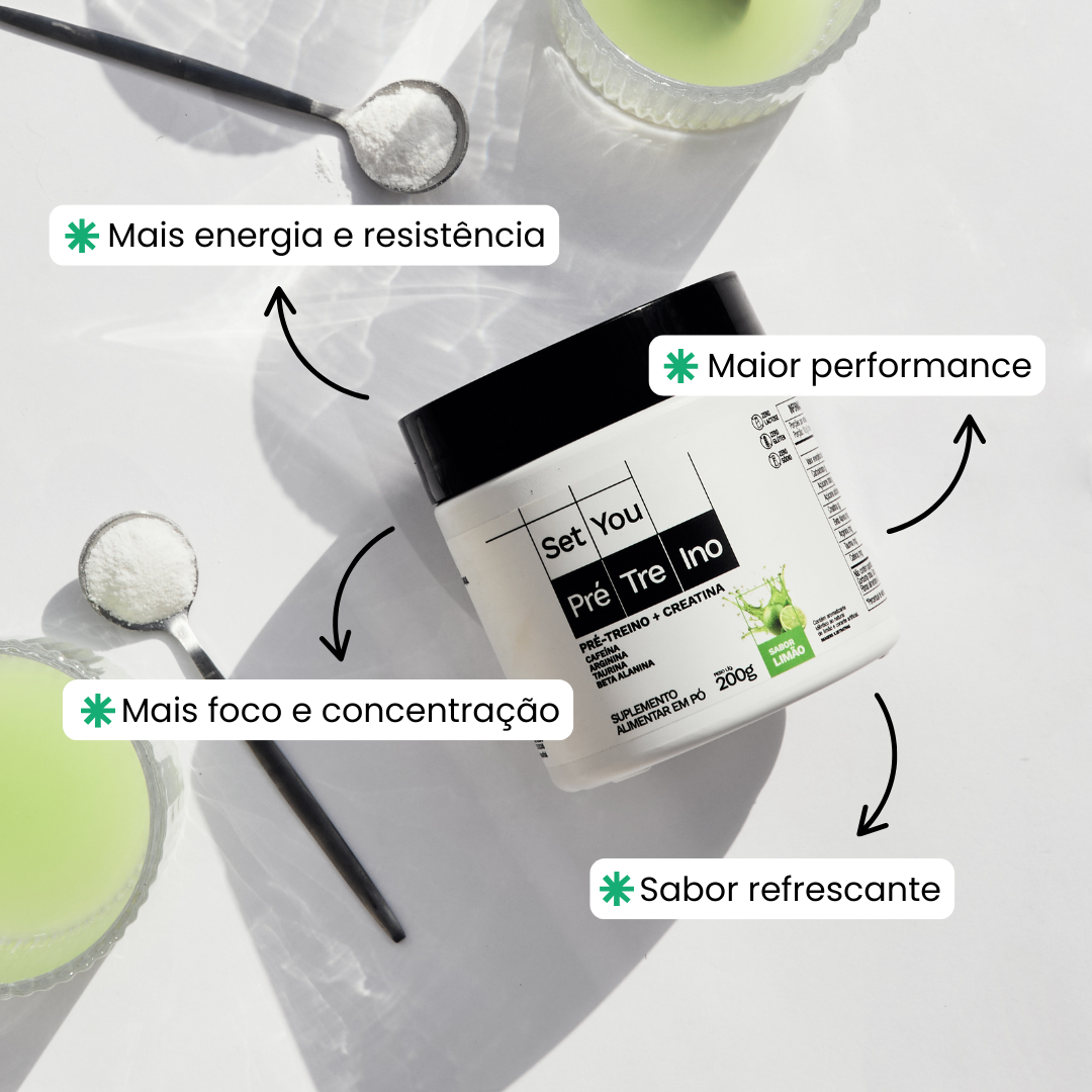 Kit Performance Máxima: Creatina e Pré-treino