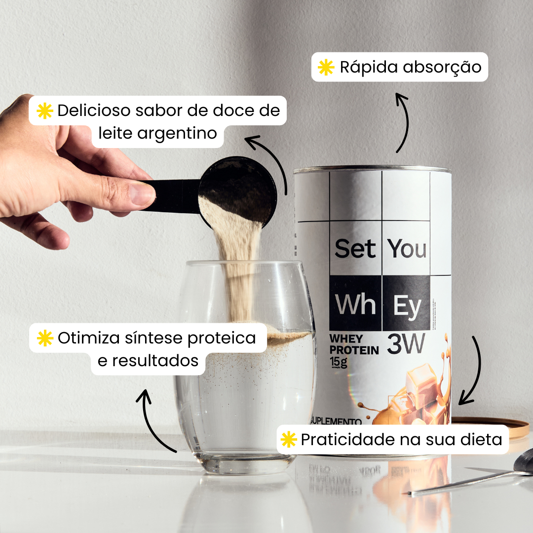 Whey 3W Sabor Doce de Leite SetYou