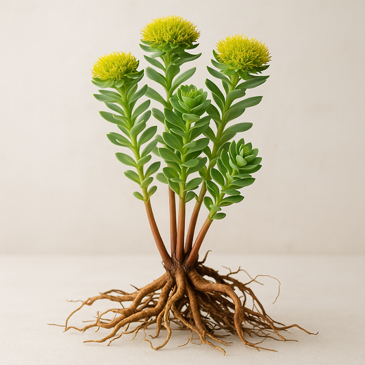 Rhodiola rosea: A Raiz de Ouro para Energia e Foco