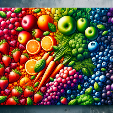 Revolução da Alimentação Vibrante: O Impacto das Cores na Nutrição Consciente