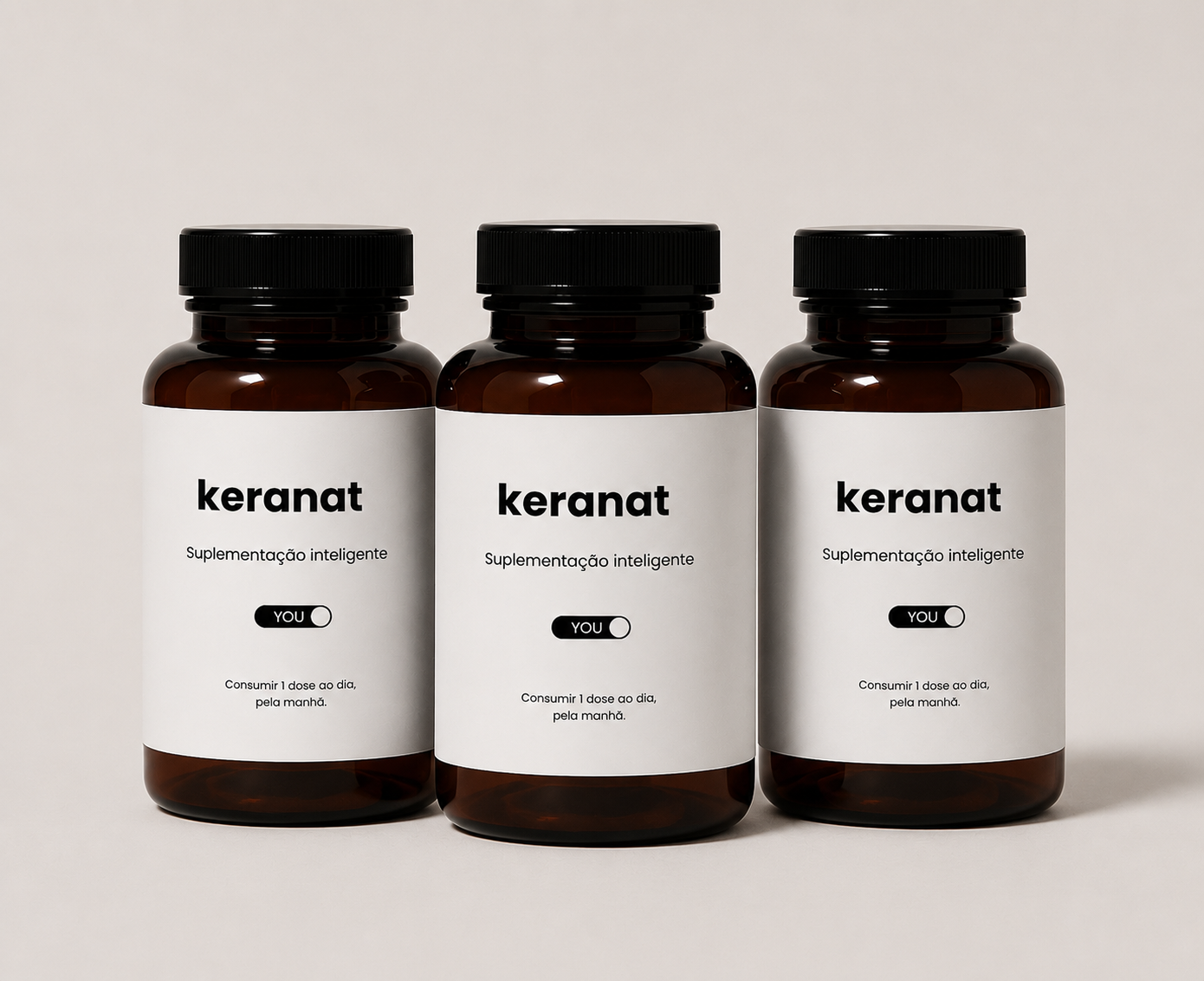 Kit 3 Unidades Keranat 300mg