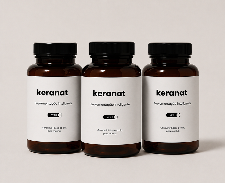 Kit 3 Unidades Keranat 300mg - Dra Samira