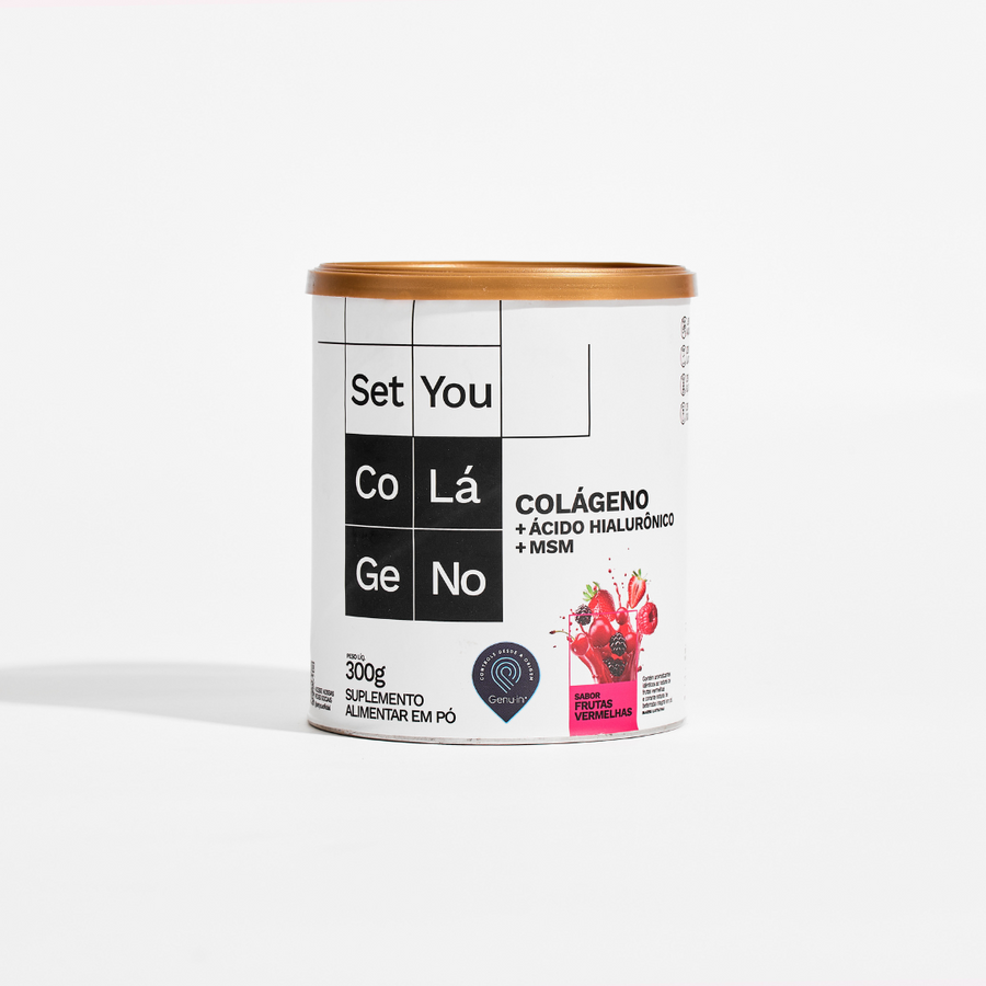 Colágeno com Acido Hialuronico Sabor Frutas Vermelhas SetYou