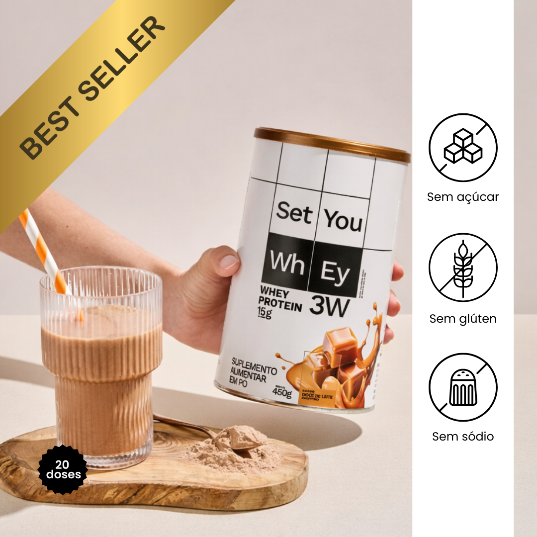 Whey 3W Sabor Doce de Leite SetYou