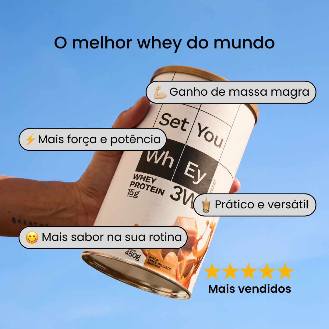 Whey 3W Sabor Doce de Leite SetYou