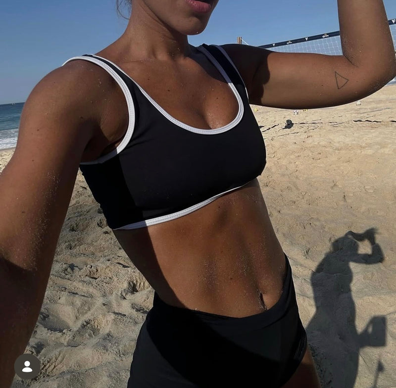 Lele Telles na praia