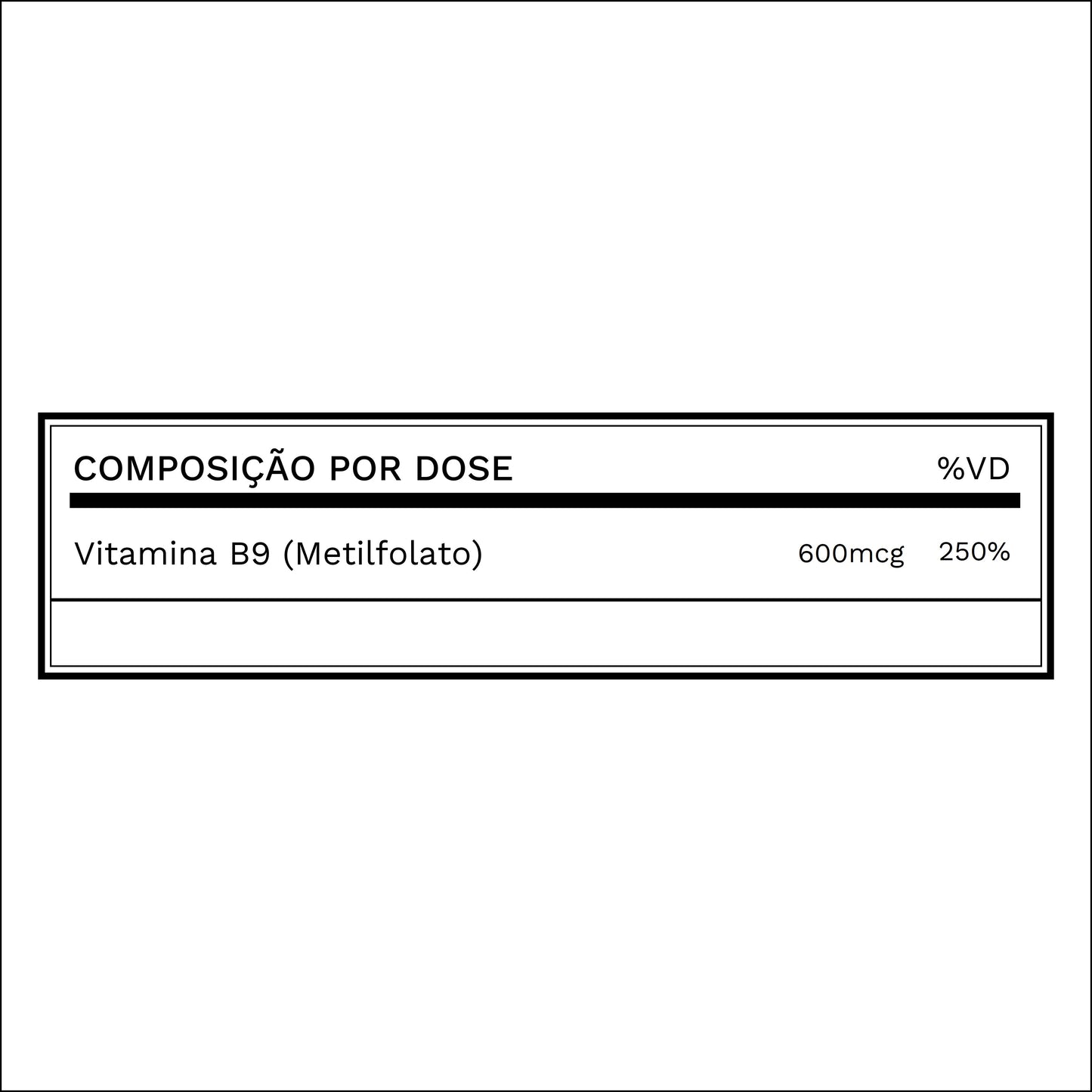 Metilfolato (Vitamina B9)