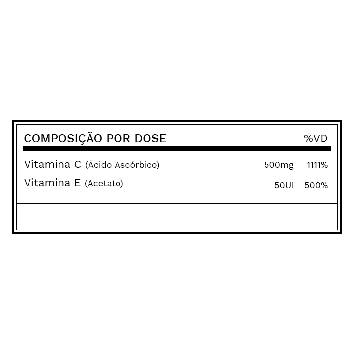 Vitamina C + Vitamina E